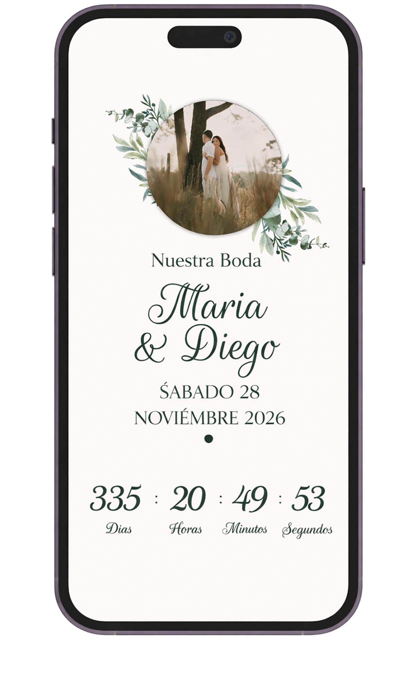 Invitación digital Rústica Campestre