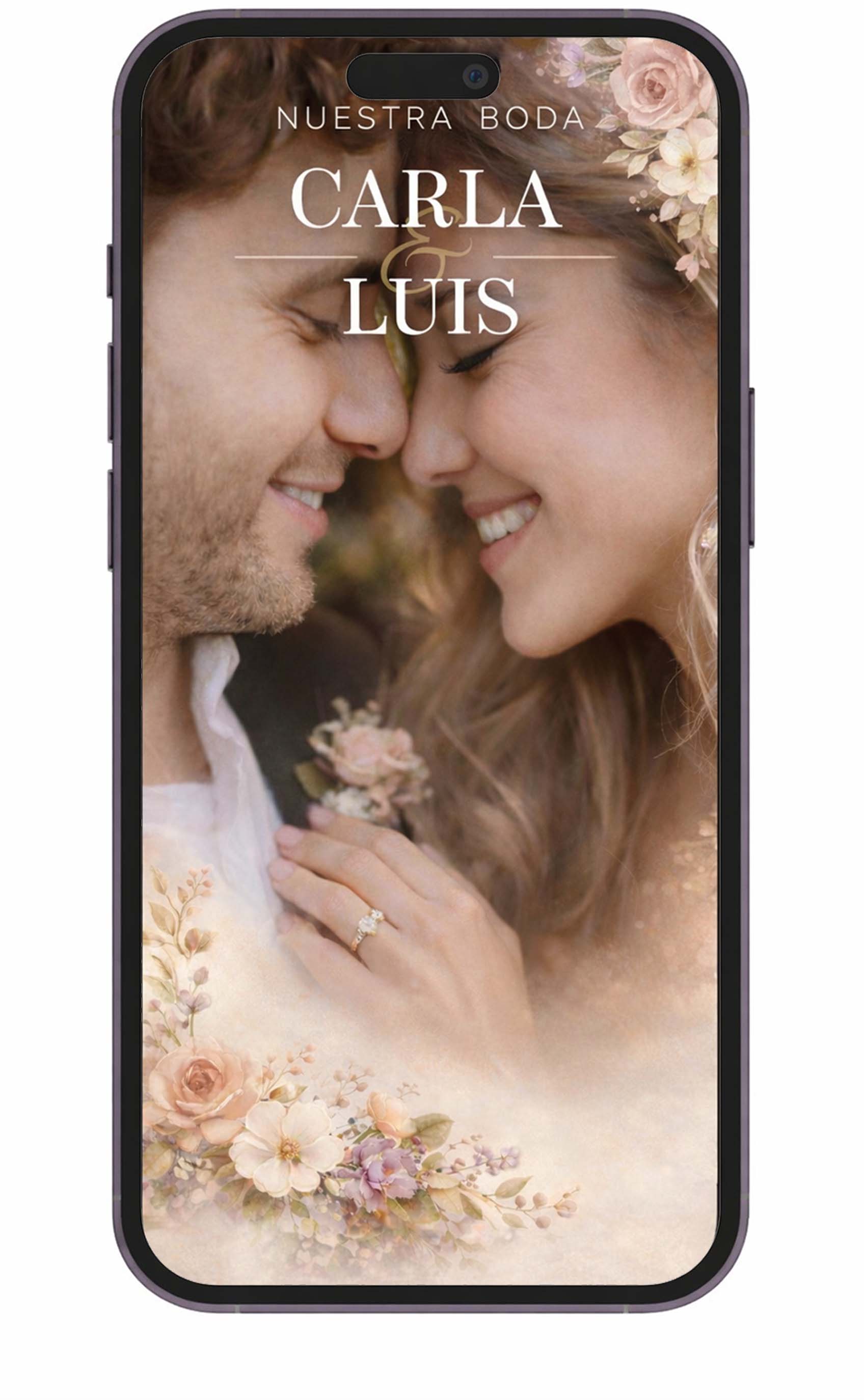 Invitación digital Tradicional Católica