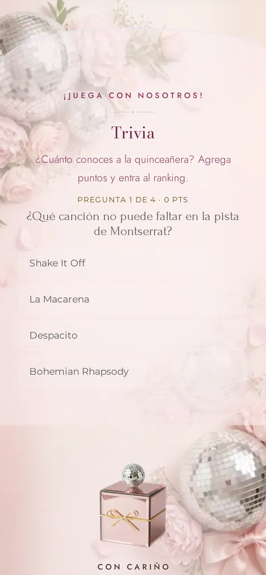 La trivia de una invitación real: ¿Qué canción no puede faltar en la pista de Montserrat?